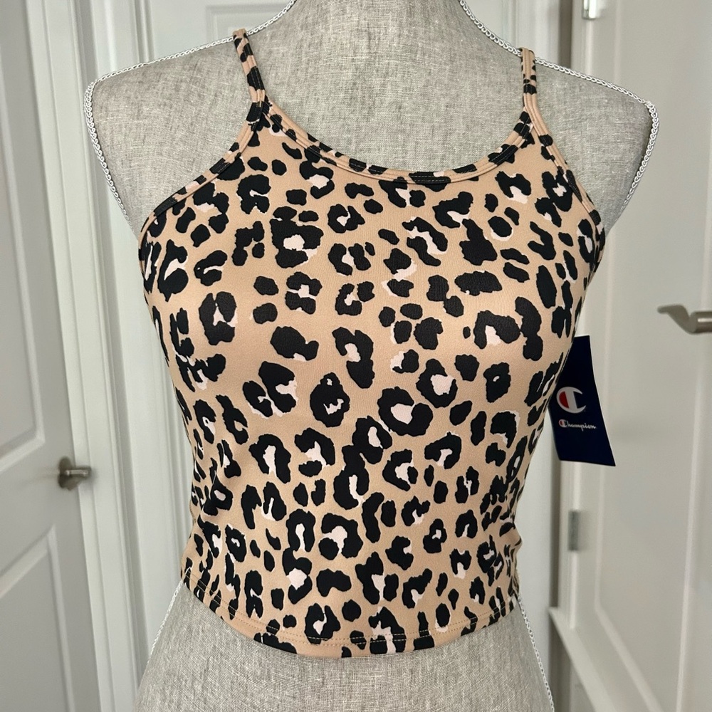 NWT! Champion Women’s Leopard Rose Athletic Sports Bra Size Small - Picture 2 of 12